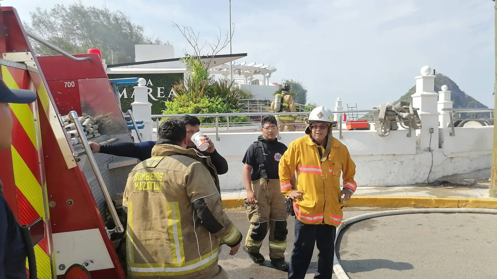 proteccion civil incendio la marea mzt